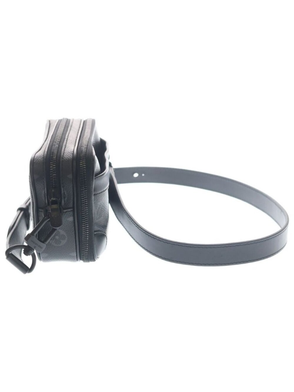 Louis Vuitton Monogram Eclipse Wearable Wallet Mini Shoulder Bag Black Leather - Picture 3 of 7